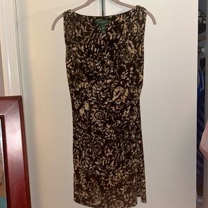 🐾 4 for $40 Lauren brown, and tan dress